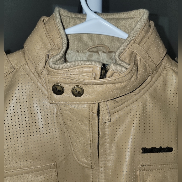 Authentic Leathet Jacket by Live Mechanics NWOT - Picture 5 of 8